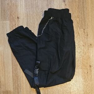 SHEIN Black Casual Pants